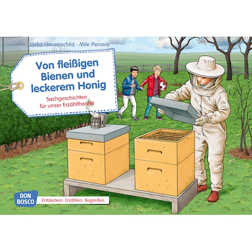 Von fleissigen Bienen und leckerem Honig – Kamishibai Bildkarten