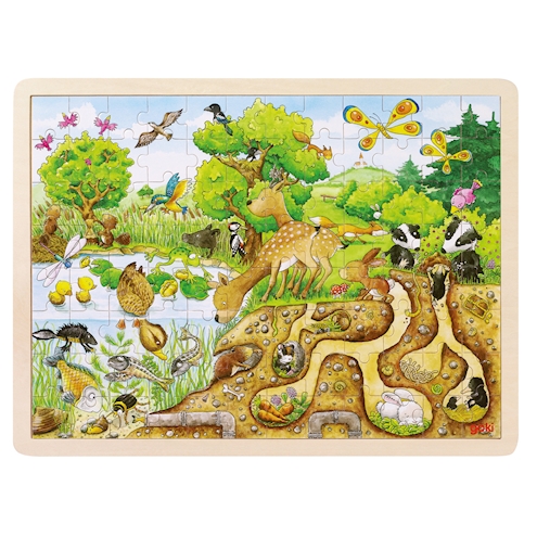 Holzpuzzle Erlebnis Natur, 96 Teile