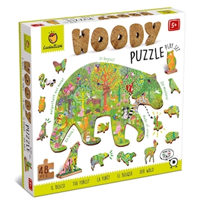 Woody Puzzle Wald, 48 Teile