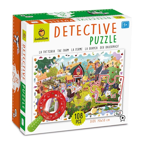 Detective Puzzle Bauernhof 103 Teile