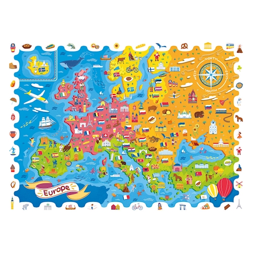 Detective Puzzle Europa 108 Teile