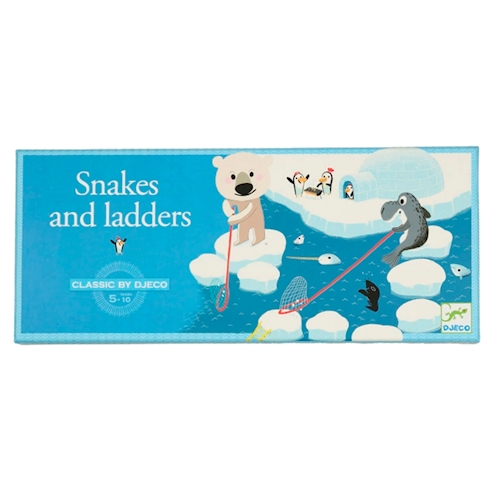 Leiterspiel Arktis, snakes and ladders