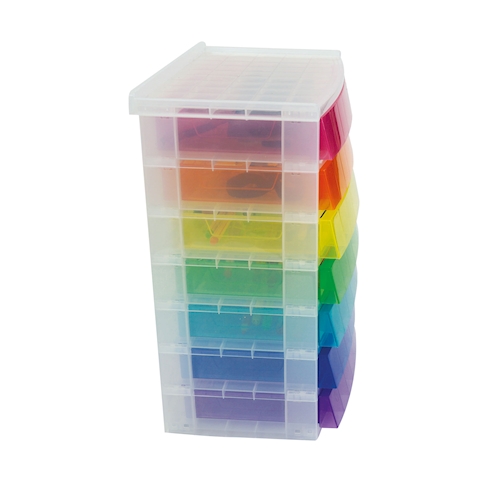 Schubladen-Box Regenbogen 26 x 16 x 23 cm