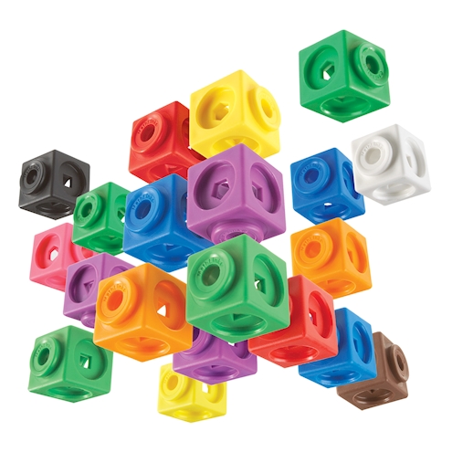 MathLink Cubes Big Builders, 200 Stück