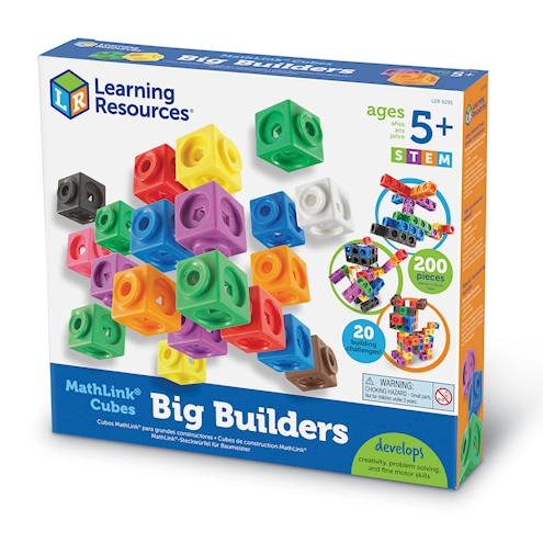 MathLink Cubes Big Builders, 200 Stück