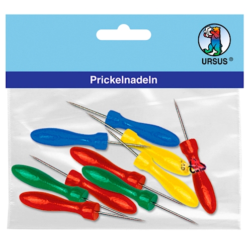 Prickelnadeln bunt, 10 Stk.