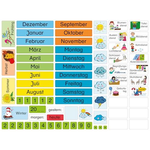 Magnetischer Kalender