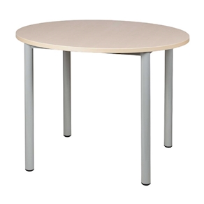 Easy-Tisch rund Melaminharz-Belag und Gleiter Ø 120 x H 70,5 cm