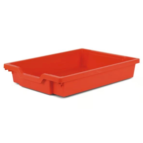 Kunststoffbox Gratnells flat rot B 31,2 x H 7,5 x T 42,7 cm