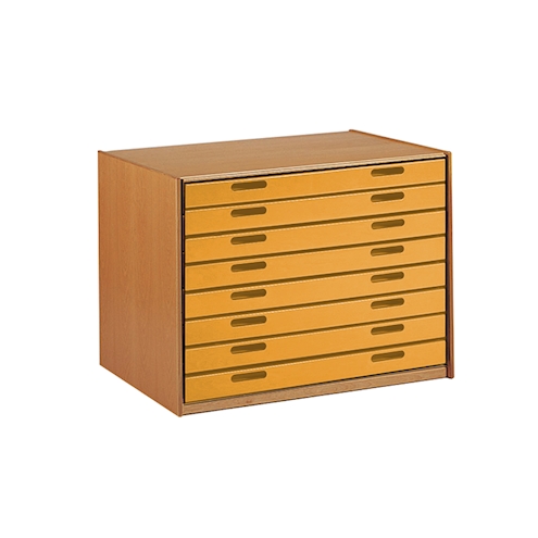 Papierschrank ProSpiel Schubladenfront farbig