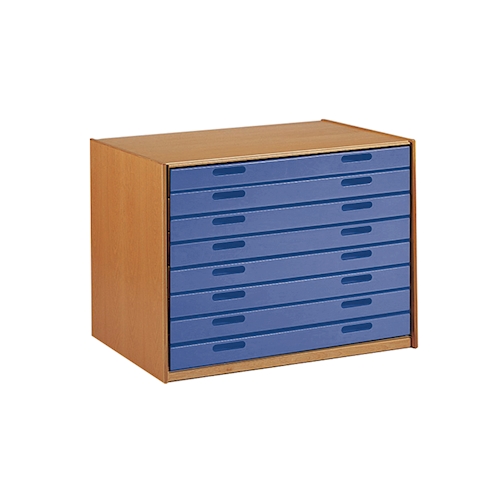 Papierschrank ProSpiel Schubladenfront farbig