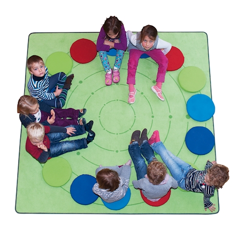 Spielteppich Mandala 200 x 200 cm