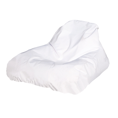 Chillout-Bag-Sessel weiss, 300 L, B 95 x H 74 x T 95 cm