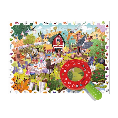 Detective Puzzle Bauernhof 103 Teile