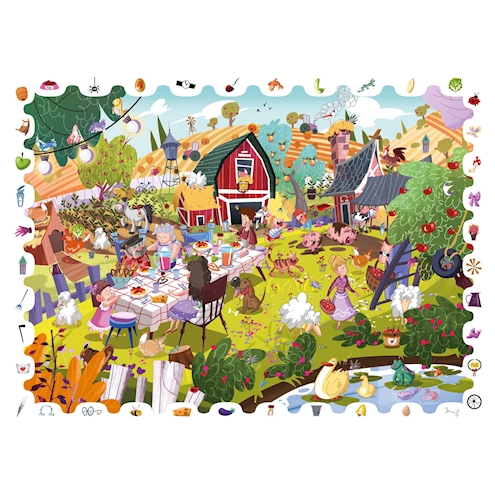 Detective Puzzle Bauernhof 103 Teile