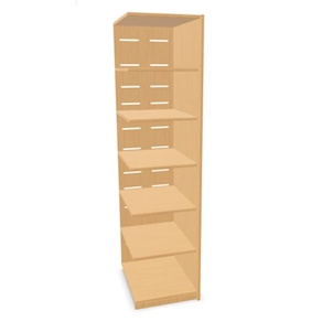 Deckenschrank Anbaumodell ohne Tür, B47,5xH196,8xT62 cm