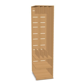 Liegepolsterschrank Anbaumod. ohne Tür, B 47,5 x H 196,8 x T 62 cm