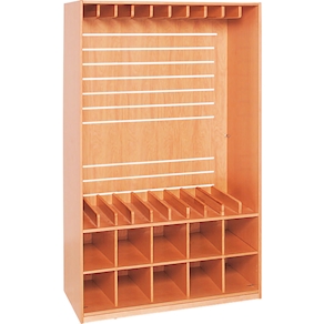 Liegepolster-/Deckenschrank ohne Türen, Grundmodell B 120,1 x H 196,8 x T 62 cm